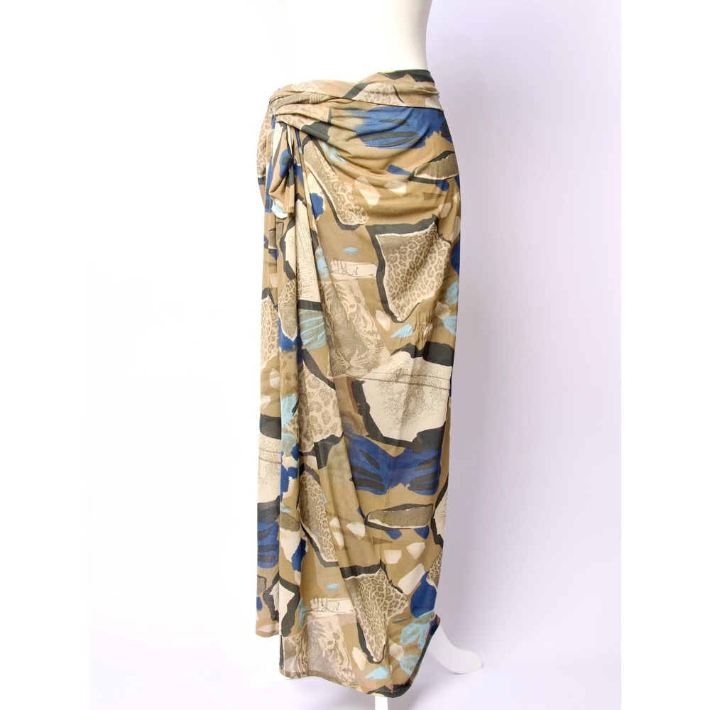 Retro Gottex Animal/Safari print 26x26 Scarf/cover up